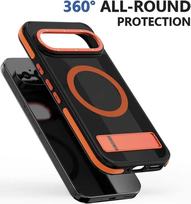 Alt view image 7 of 7 - TYJKeJi Case with Stander Cover Case For Google Pixel 9 Pro XL (6.8inch) (Blue)