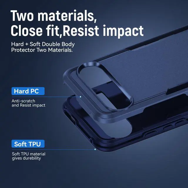 Alt view image 5 of 7 - TYJKeJi Case Fashion Cover Case For Google Pixel 9 Pro XL (6.8inch) (Blue)