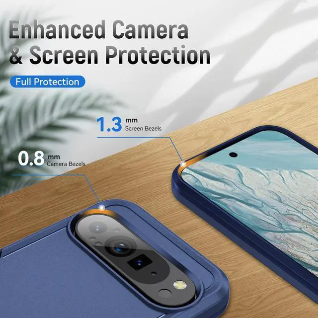 Alt view image 6 of 7 - TYJKeJi Case Fashion Cover Case For Google Pixel 9 Pro XL (6.8inch) (Blue)