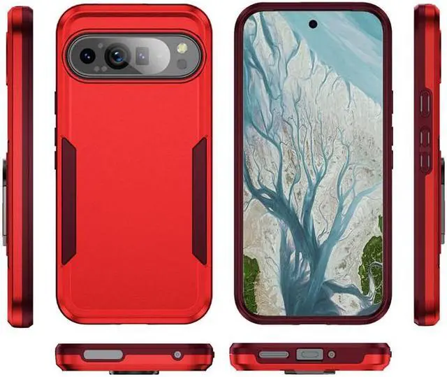 Alt view image 7 of 7 - TYJKeJi Case Fashion Cover Case For Google Pixel 9 Pro XL (6.8inch) (Red)