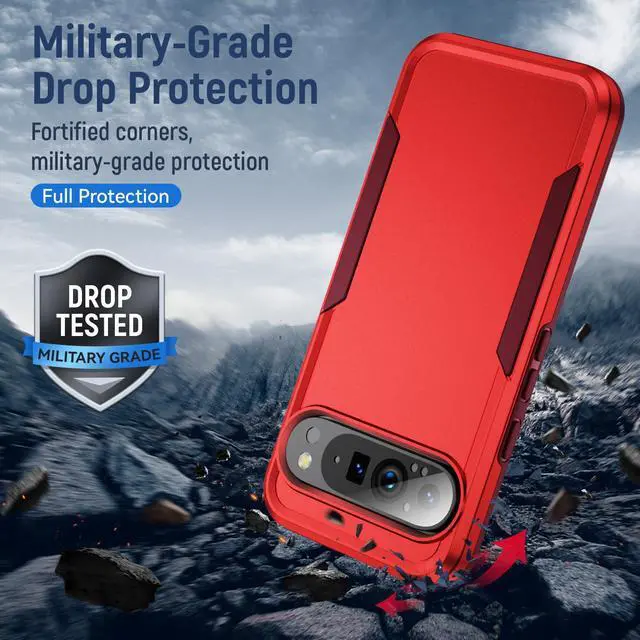 Alt view image 3 of 7 - TYJKeJi Case Fashion Cover Case For Google Pixel 9 Pro XL (6.8inch) (Red)