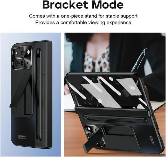 Alt view image 4 of 7 - TYJKeJi Case Fashion Cover Case For Google Pixel 9 Pro Fold (Black)