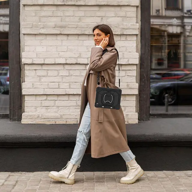 Alt view image 5 of 7 - TYJKeJi Case Fashion Protective Case with Stander Case for iPad Pro 13 Inch 2024 (Black)