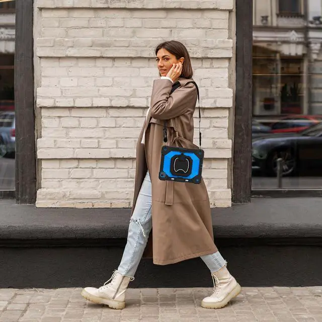 Alt view image 7 of 7 - TYJKeJi Case Fashion Protective Case with Stander Case for iPad Air 13 Inch 2024 (Blue)