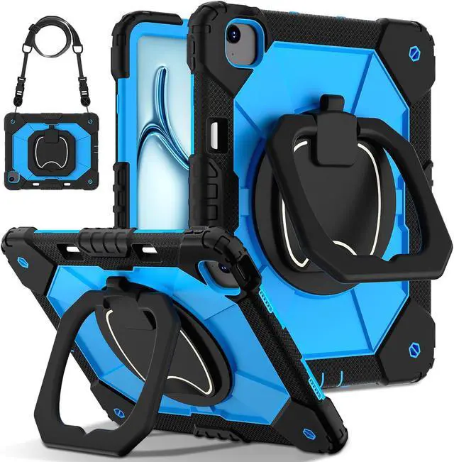 Main image of TYJKeJi Case Fashion Protective Case with Stander Case for iPad Air 13 Inch 2024 (Blue)
