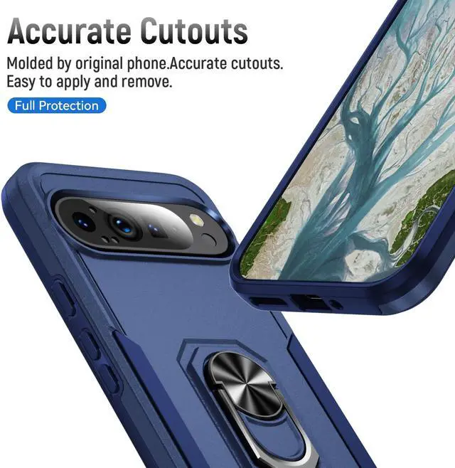 Alt view image 5 of 7 - TYJKeJi Case Fashion Cover Case For Google Pixel 9 Pro XL (6.8inch) (Blue)
