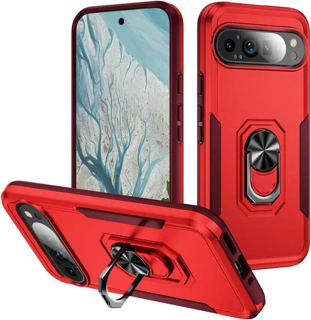 Alt view image 5 of 7 - TYJKeJi Case Fashion Cover Case For Google Pixel 9 Pro XL (6.8inch) (Red)