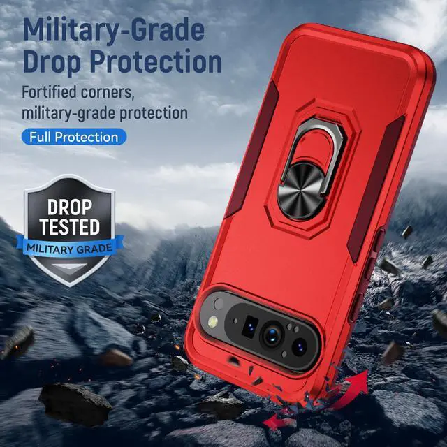 Alt view image 4 of 7 - TYJKeJi Case Fashion Cover Case For Google Pixel 9 Pro XL (6.8inch) (Red)