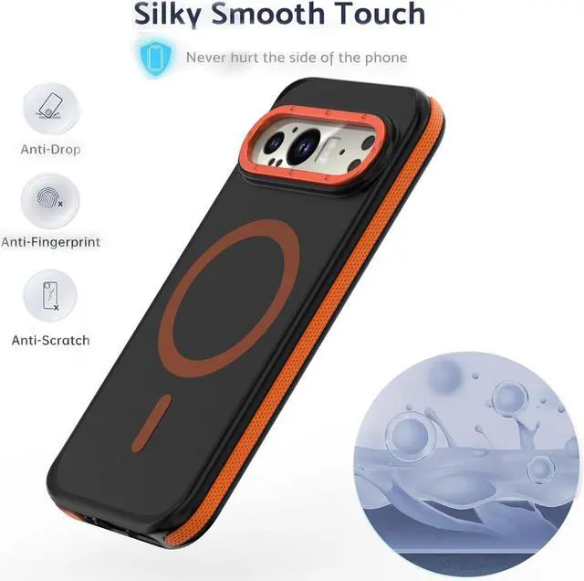 Alt view image 3 of 7 - TYJKeJi Case (Compatible with Magsafe) Cover Case For Google Pixel 9 Pro XL (6.8inch) (Blue)