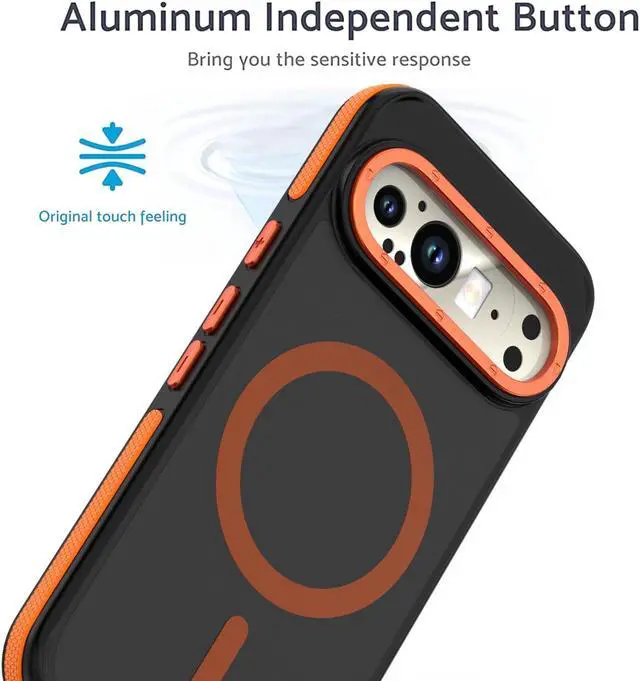 Alt view image 6 of 7 - TYJKeJi Case (Compatible with Magsafe) Cover Case For Google Pixel 9 Pro XL (6.8inch) (Blue)