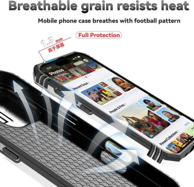 Alt view image 5 of 7 - TYJKeJi Case with Stander Fashion Cover KickStand Case For iPhone 16 Pro Max (6.9inch) (Silver)