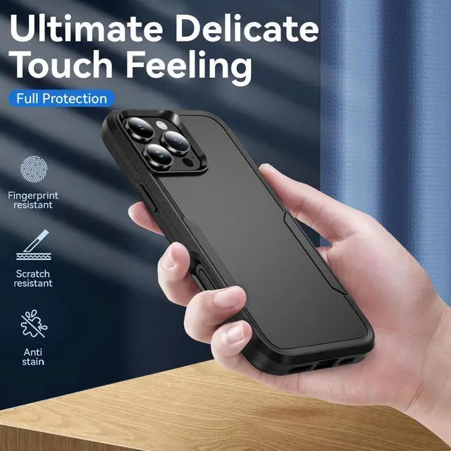 Alt view image 2 of 7 - TYJKeJi Case Fashion Cover Case For iPhone 16 Pro Max (6.9inch) (Black)