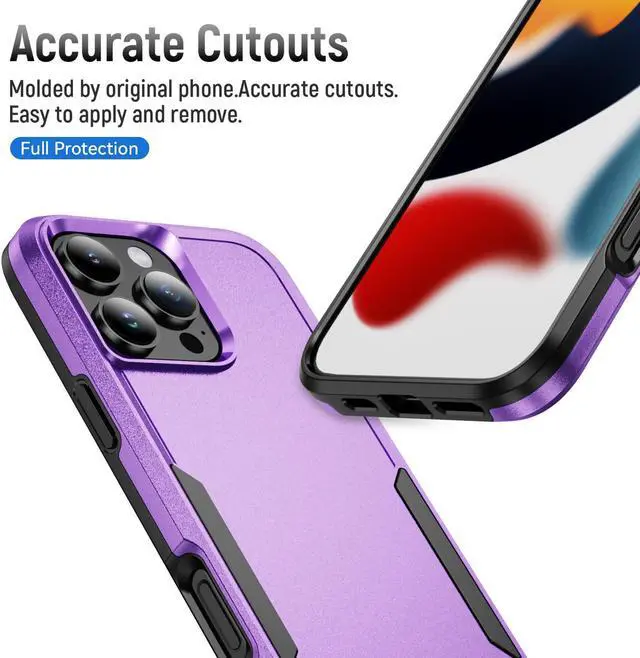 Alt view image 5 of 7 - TYJKeJi Case Fashion Cover Case For iPhone 16 Pro Max (6.9inch) (Purple)