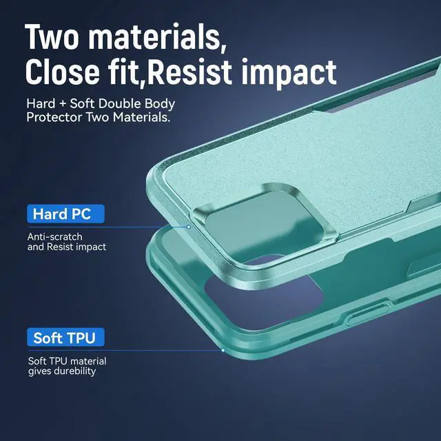 Alt view image 6 of 7 - TYJKeJi Case Fashion Cover Case For iPhone 16 Pro (6.3inch) (Green)