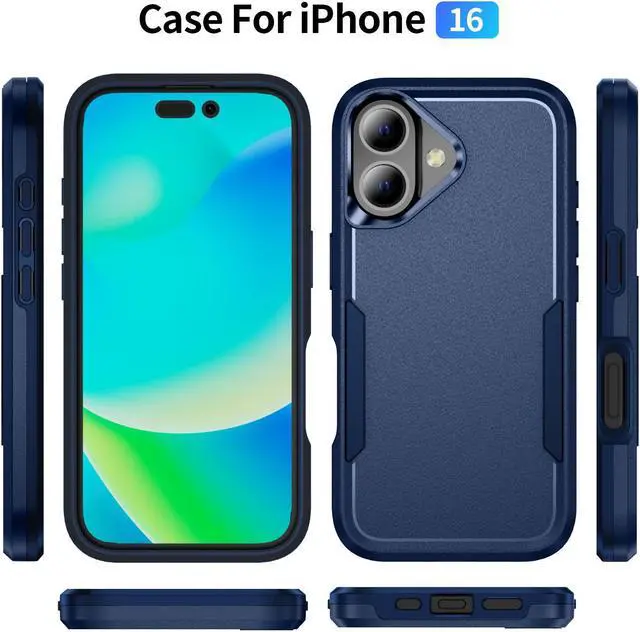 Alt view image 6 of 7 - TYJKeJi Case Fashion Cover Case For iPhone 16 (6.1inch) (Blue)