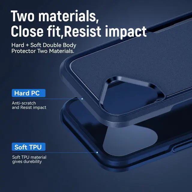 Alt view image 5 of 7 - TYJKeJi Case Fashion Cover Case For iPhone 16 (6.1inch) (Blue)