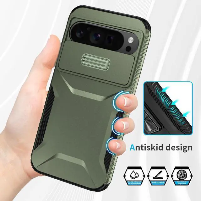 Alt view image 3 of 7 - TYJKeJi Case Back Cover Fashion Case For Google Pixel 9 Pro XL (6.8inch) (Green)