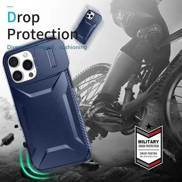 Alt view image 3 of 7 - TYJKeJi Case Fashion Cover Case For iPhone 16 Pro Max (6.9inch) (Blue)