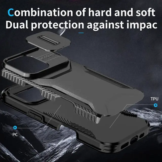 Alt view image 7 of 7 - TYJKeJi Case Fashion Cover Case For iPhone 16 Pro (6.3inch) (Black)