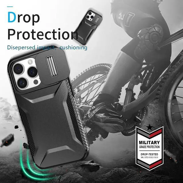 Alt view image 3 of 7 - TYJKeJi Case Fashion Cover Case For iPhone 16 Pro (6.3inch) (Black)