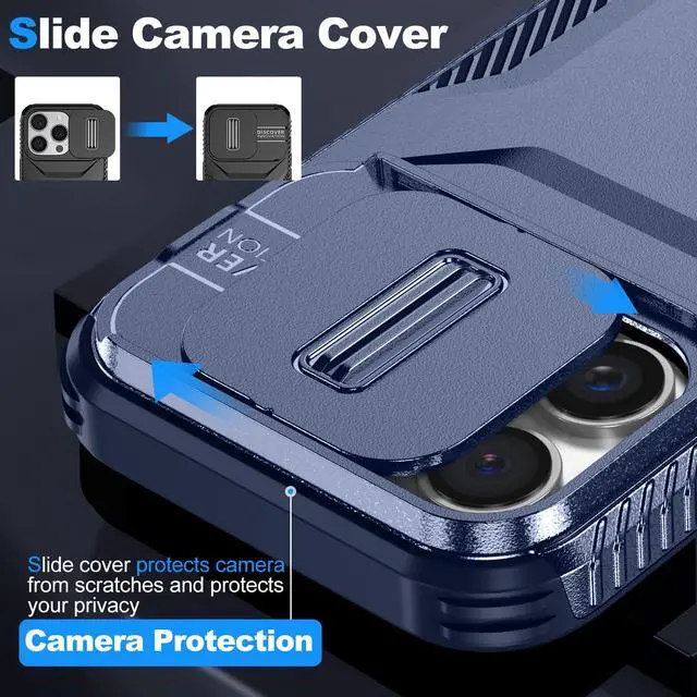 Alt view image 6 of 7 - TYJKeJi Case Fashion Cover Case For iPhone 16 Pro (6.3inch) (Blue)