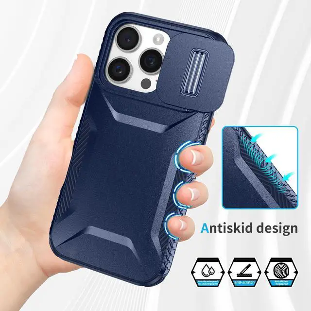 Alt view image 4 of 7 - TYJKeJi Case Fashion Cover Case For iPhone 16 Pro (6.3inch) (Blue)