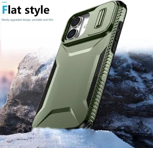 Alt view image 4 of 7 - TYJKeJi Case Fashion Cover Case For iPhone 16 Plus (6.7inch) (Green)
