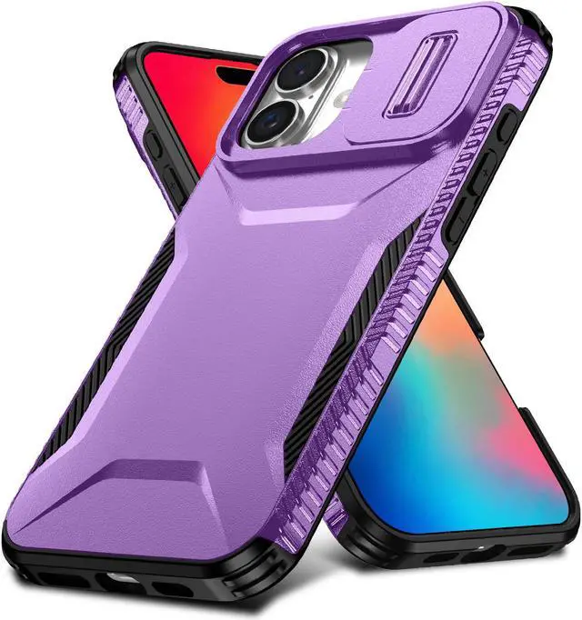 Alt view image 2 of 7 - TYJKeJi Case Fashion Cover Case For iPhone 16 Plus (6.7inch) (Purple)