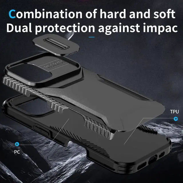 Alt view image 7 of 7 - TYJKeJi Case Fashion Cover Case For iPhone 16 (6.1inch) (Black)