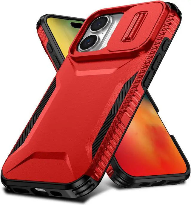 Alt view image 2 of 7 - TYJKeJi Case Fashion Cover Case For iPhone 16 (6.1inch) (Red)
