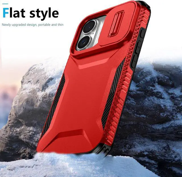 Alt view image 3 of 7 - TYJKeJi Case Fashion Cover Case For iPhone 16 (6.1inch) (Red)
