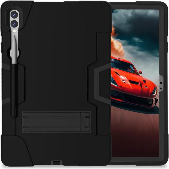 Alt view image 3 of 7 - TYJKeJi Case Protective Back Cover Case for Samsung Galaxy Tab S10+ / Galaxy Tab S10 Plus (X820) (12.4'' )(Black)