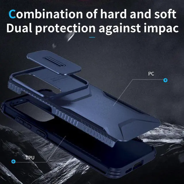 Alt view image 7 of 7 - TYJKeJi Case Fashion Cover Case For Samsung Galaxy S24 FE (Blue)