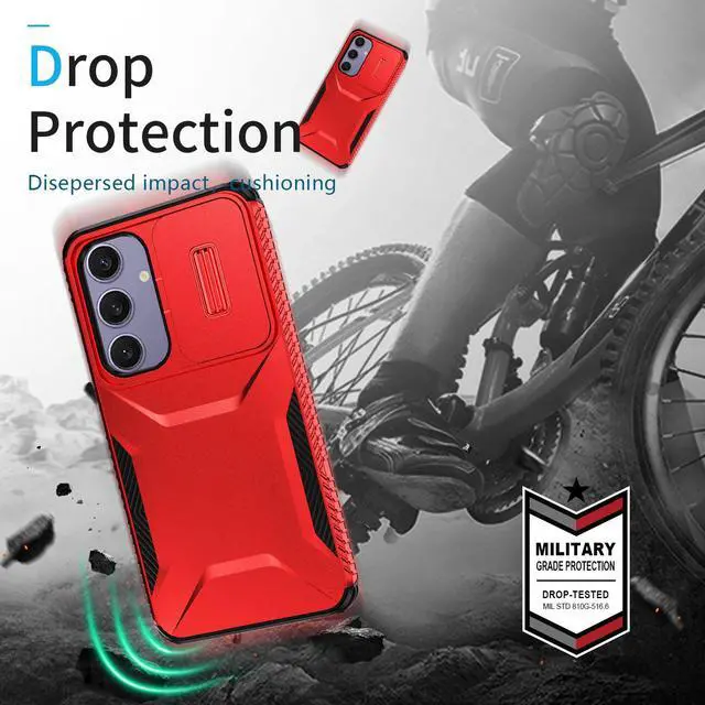 Alt view image 4 of 7 - TYJKeJi Case Fashion Cover Case For Samsung Galaxy S24 FE(Red)