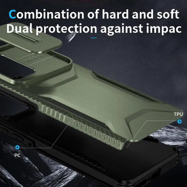 Alt view image 7 of 7 - TYJKeJi Case Fashion Cover Case For Motorola Edge 2024 For Moto Edge 2024 (Green)
