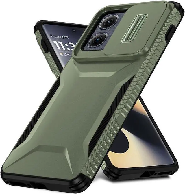 Alt view image 2 of 7 - TYJKeJi Case Fashion Cover Case For Motorola Edge 2024 For Moto Edge 2024 (Green)