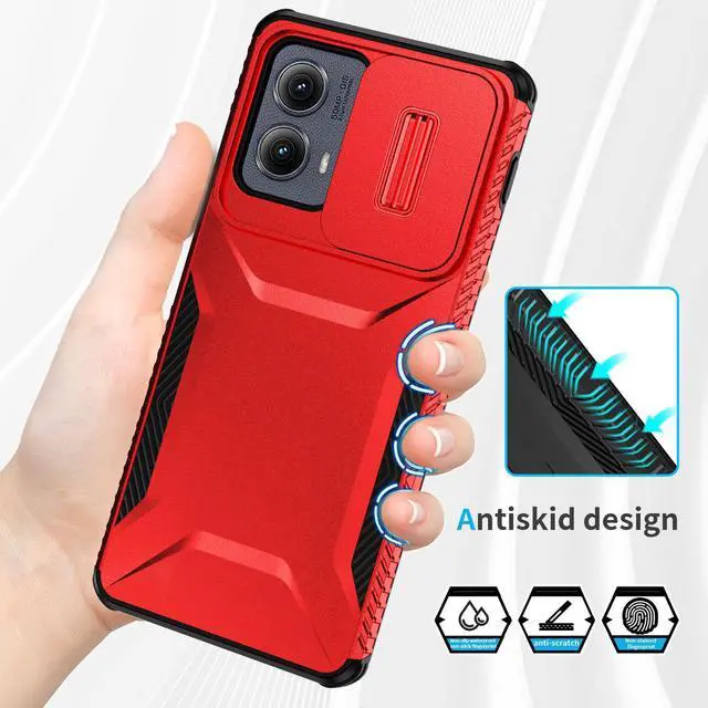 Alt view image 3 of 7 - TYJKeJi Case Fashion Cover Case For Motorola Edge 2024 For Moto Edge 2024 (Red)
