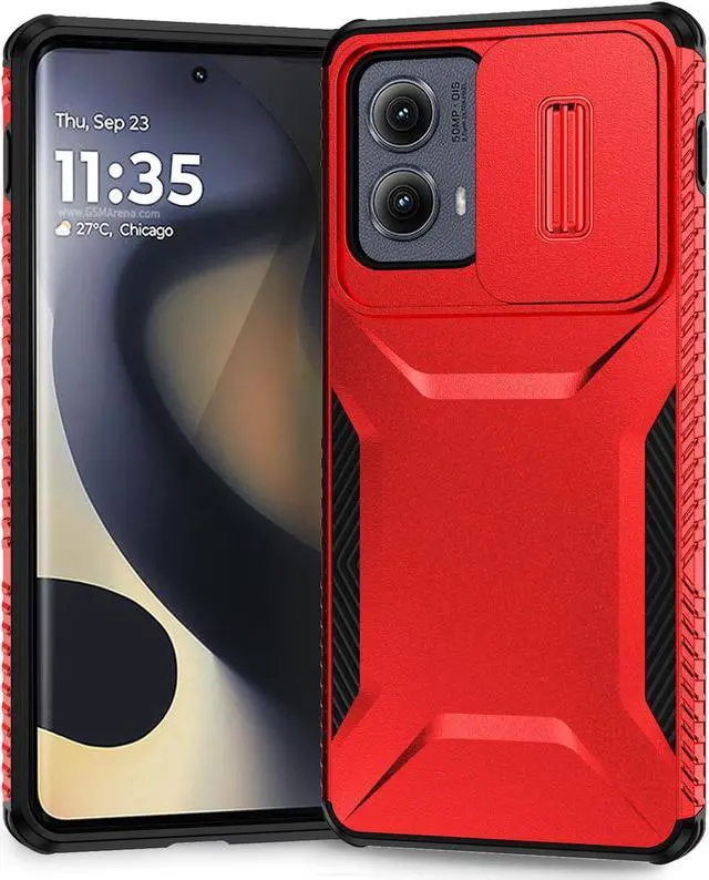 Main image of TYJKeJi Case Fashion Cover Case For Motorola Edge 2024 For Moto Edge 2024 (Red)