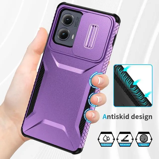 Alt view image 3 of 7 - TYJKeJi Case Fashion Cover Case For Motorola Edge 2024 For Moto Edge 2024 (Purple)