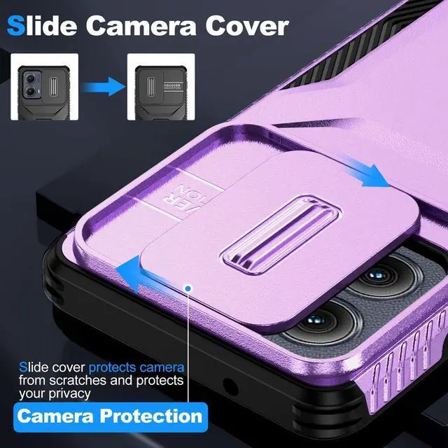 Alt view image 6 of 7 - TYJKeJi Case Fashion Cover Case For Motorola Edge 2024 For Moto Edge 2024 (Purple)