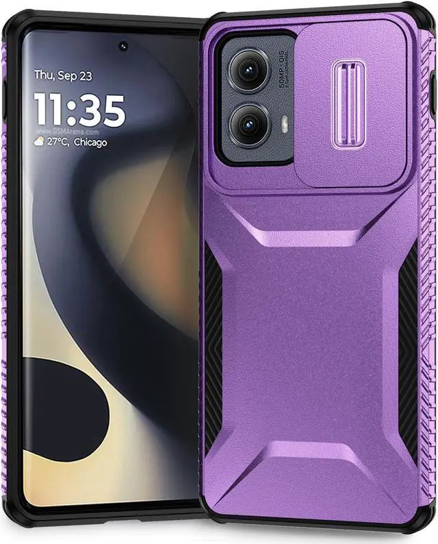 Main image of TYJKeJi Case Fashion Cover Case For Motorola Edge 2024 For Moto Edge 2024 (Purple)