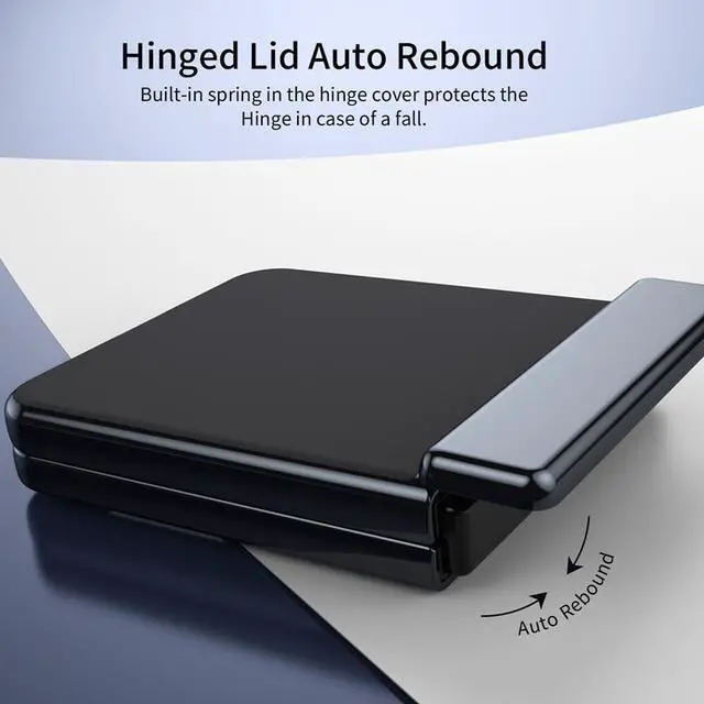 Alt view image 7 of 7 - TYJKeJi Case Fashion Cover Case For Samsung Galaxy Z Flip 6 For Samsung Z Flip6 (Black)