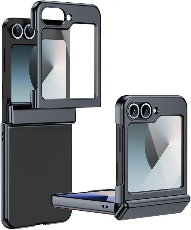 Main image of TYJKeJi Case Fashion Cover Case For Samsung Galaxy Z Flip 6 For Samsung Z Flip6 (Black)