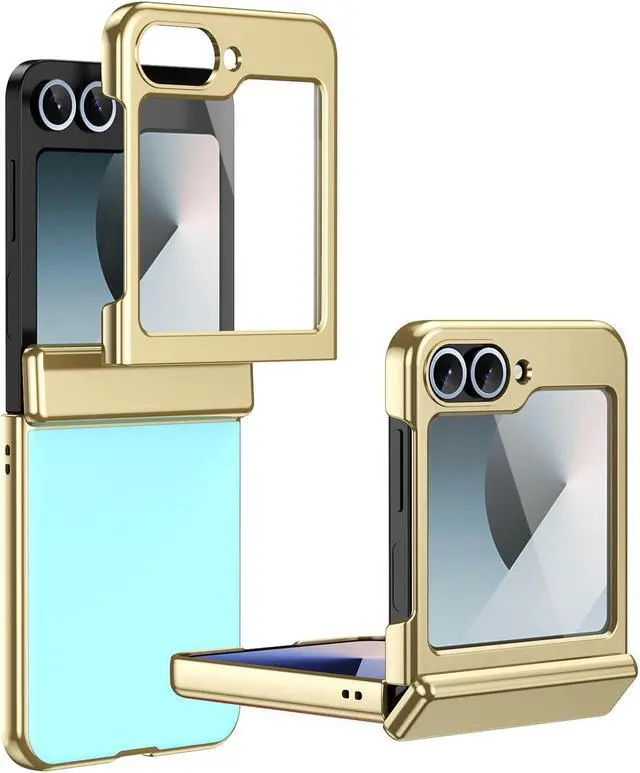 Main image of TYJKeJi Case Fashion Cover Case For Samsung Galaxy Z Flip 6 For Samsung Z Flip6 (Light Blue)