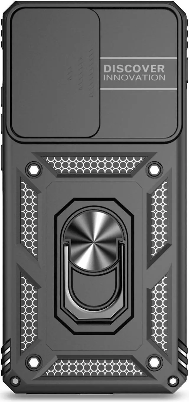 Alt view image 5 of 7 - TYJKeJi Case with Stander Fashion Cover KickStand Case For Motorola Edge 2024 For Moto Edge 2024 (Black)