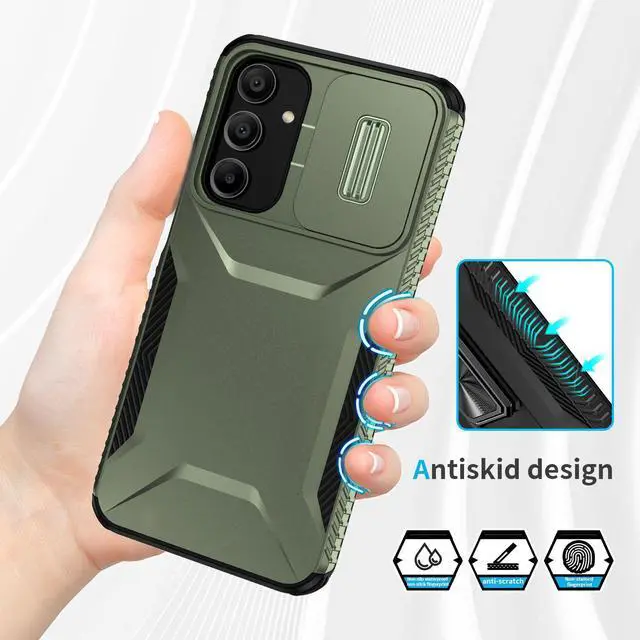 Alt view image 3 of 7 - TYJKeJi Case Fashion Cover Case For Samsung Galaxy A16 (Green)