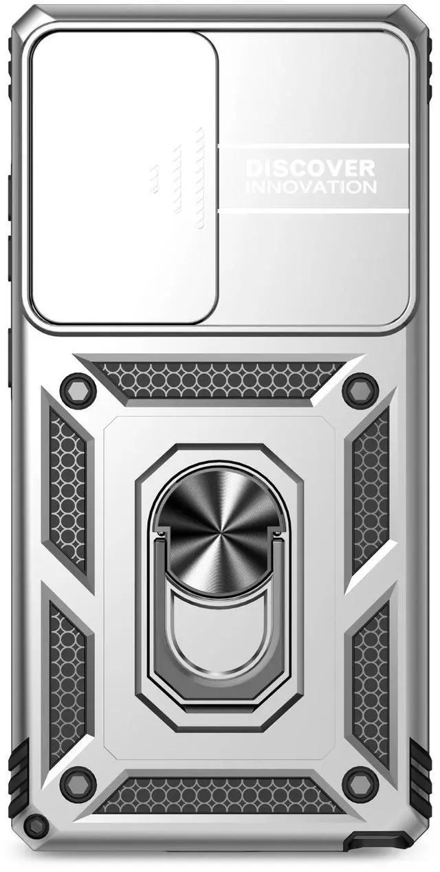 Alt view image 6 of 7 - TYJKeJi Case with Stander Fashion Cover KickStand Case For Samsung Galaxy S25 Ultra (Silver)