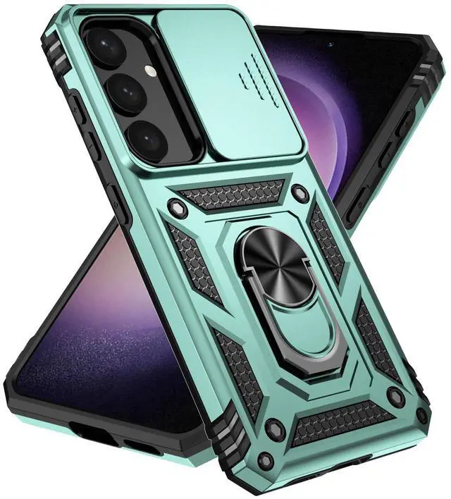 Alt view image 2 of 7 - TYJKeJi Case with Stander Fashion Cover KickStand Case For Samsung Galaxy S25 Plus (S25+) (6.7inch) (Green)