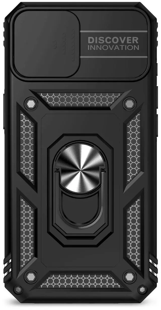 Alt view image 6 of 7 - TYJKeJi Case with Stander Fashion Cover KickStand Case For iPhone 16e (Black)