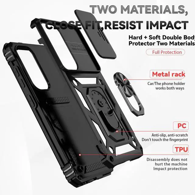 Alt view image 7 of 7 - TYJKeJi Case with Stander Fashion Cover KickStand Case For Samsung Galaxy S25 (6.2inch)